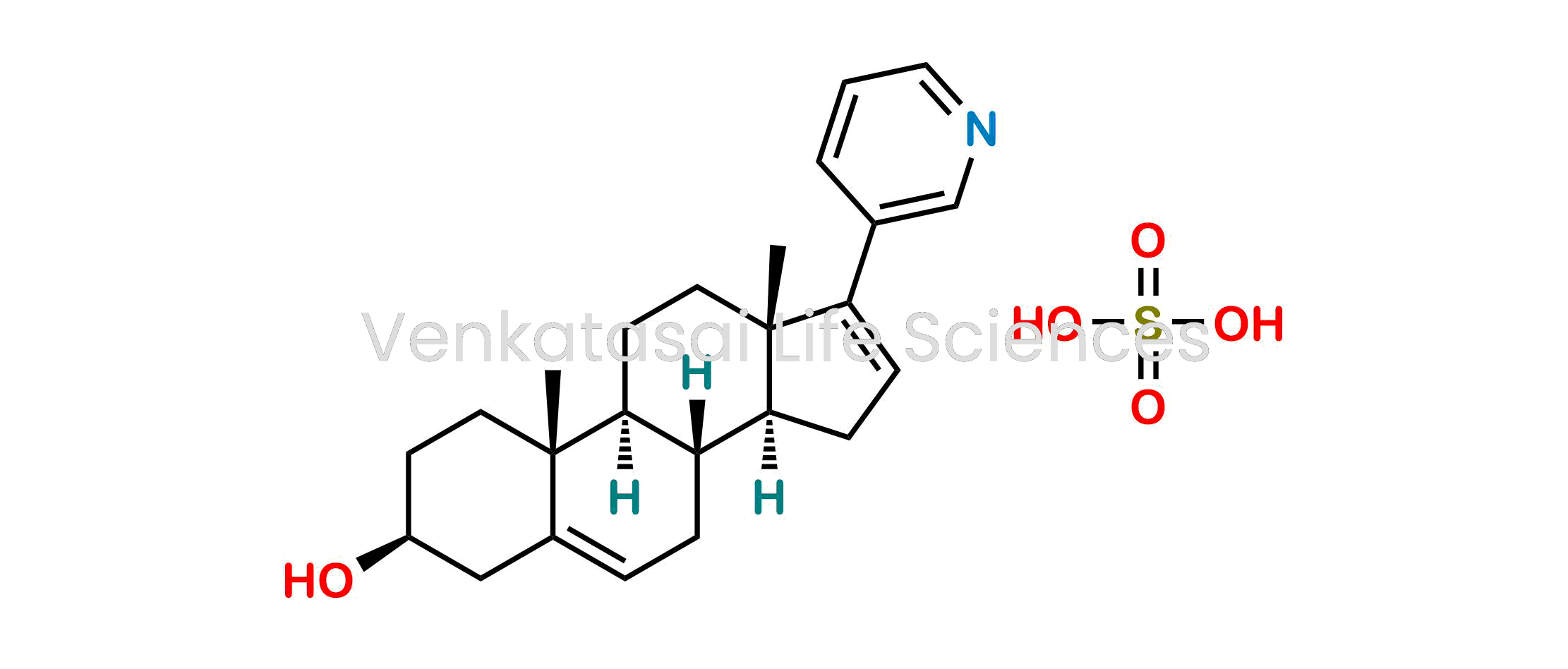 17-(Pyridin-3-yl)androsta-5,16-dien-3?-ol sulfate (as per USP)