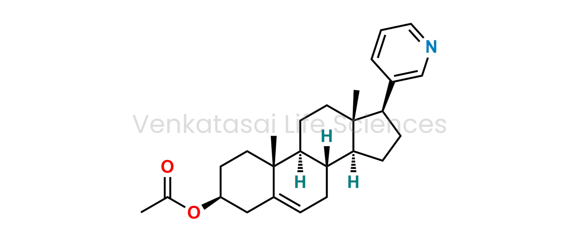 (3S,8S,9S,10R,13S,14S,17S)-10,13-dimethyl-17-(pyridin-3-yl)-2,3,4,7,8,9,10,11,12,13,14,15,16,17-tetradecahydro-1H-cyclopenta[a]phenanthren-3-yl acetate