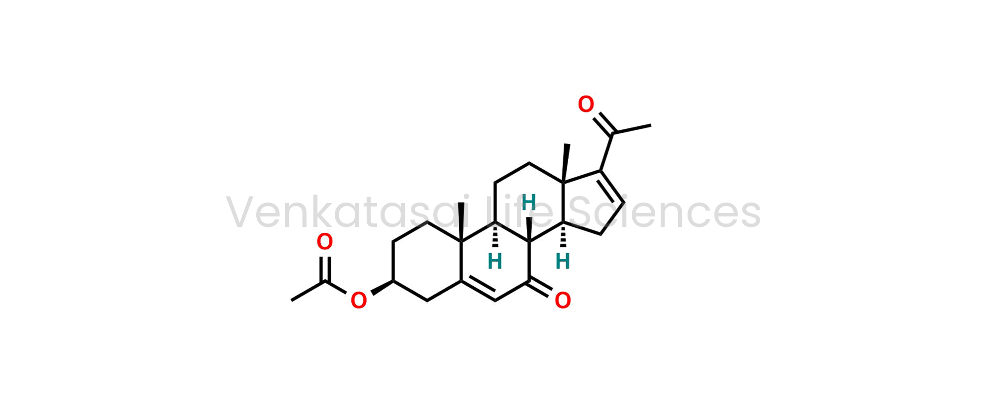 (3S,8R,9S,10R,13S,14S)-17-acetyl-10,13-dimethyl-7-oxo-2,3,4,7,8,9,10,11,12,13,14,15-dodecahydro-1H-cyclopenta[a]phenanthren-3-yl acetate