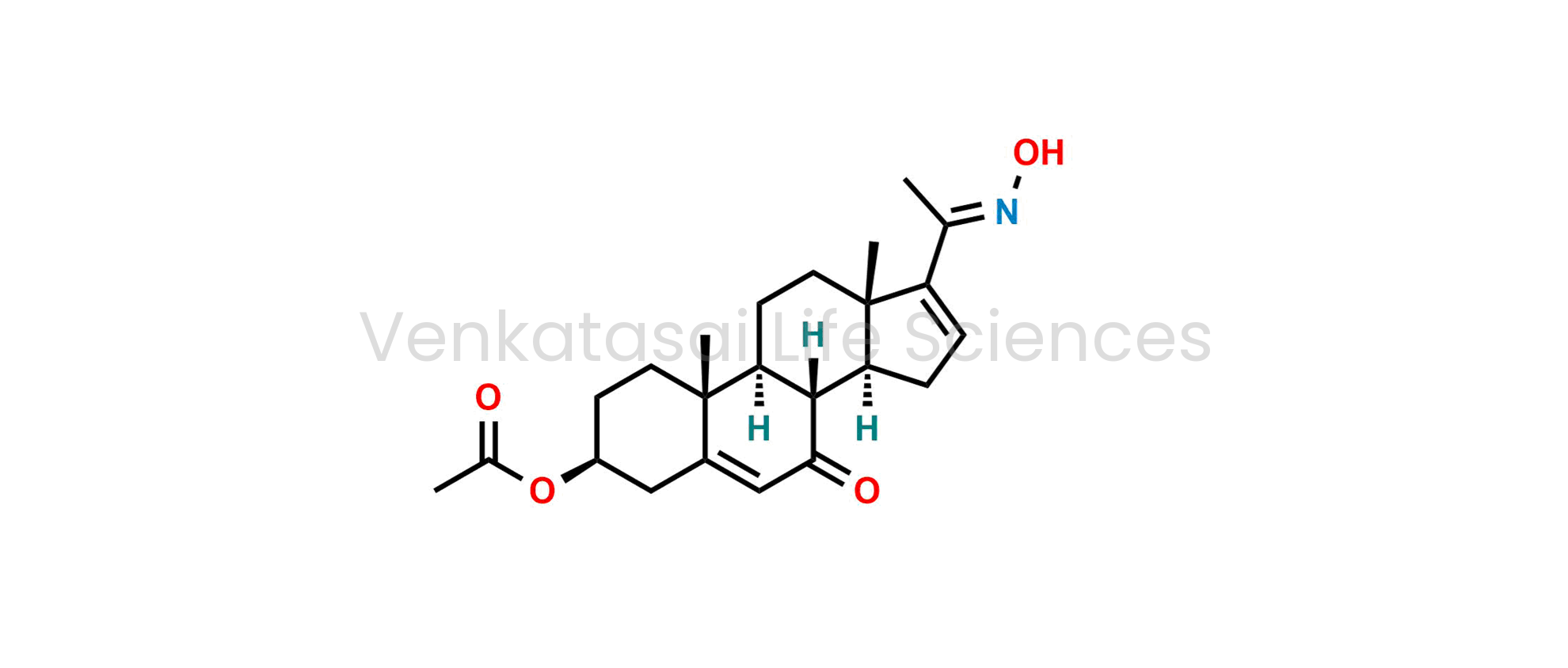 (3S,8R,9S,10R,13S,14S)-17-(1-(hydroxyimino)ethyl)-10,13-dimethyl-7-oxo-2,3,4,7,8,9,10,11,12,13,14,15-dodecahydro-1H-cyclopenta[a]phenanthren-3-yl acetate