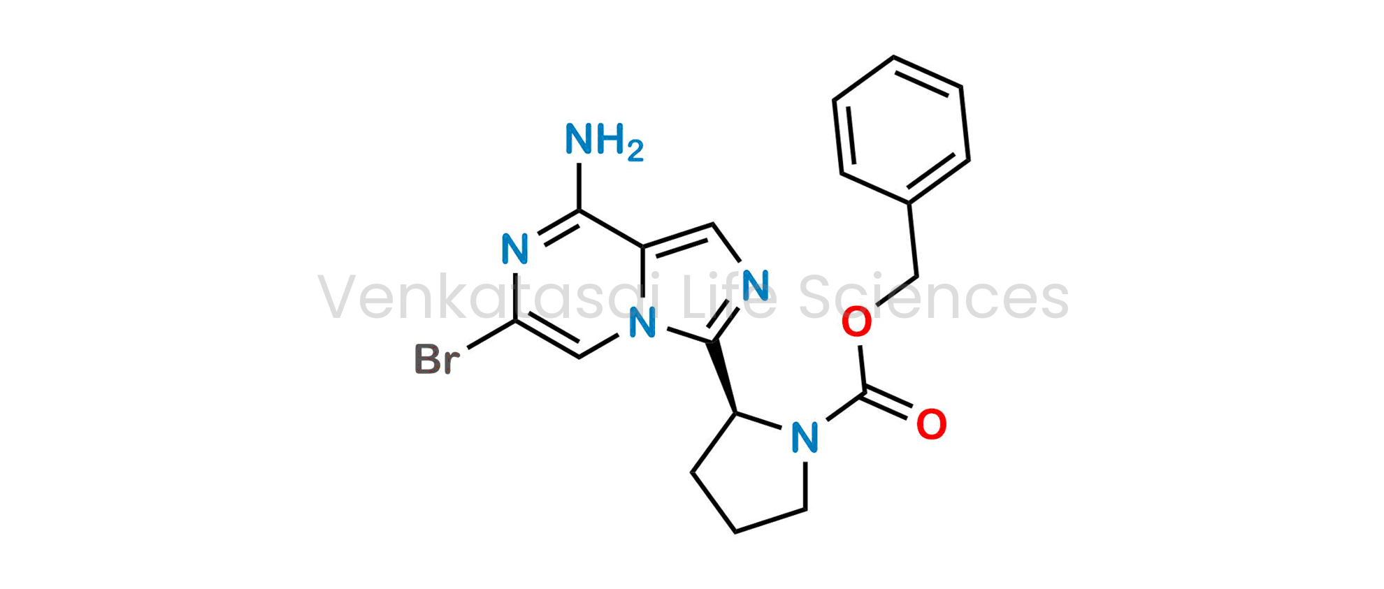 benzyl (S)-2-(8-amino-6-bromoimidazo[1,5-a]pyrazin-3-yl)pyrrolidine-1-carboxylate