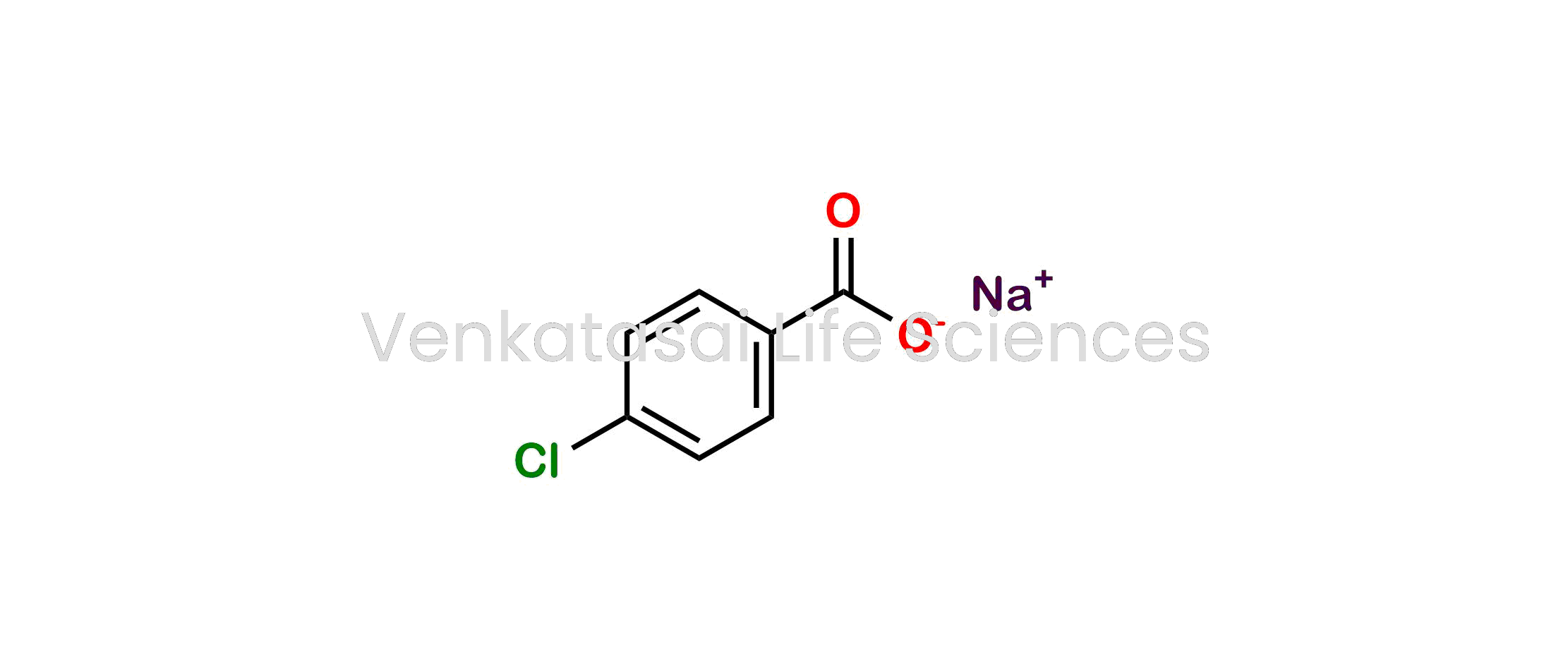 4-chlorobenzoic acid Sodium salt (as per EP)