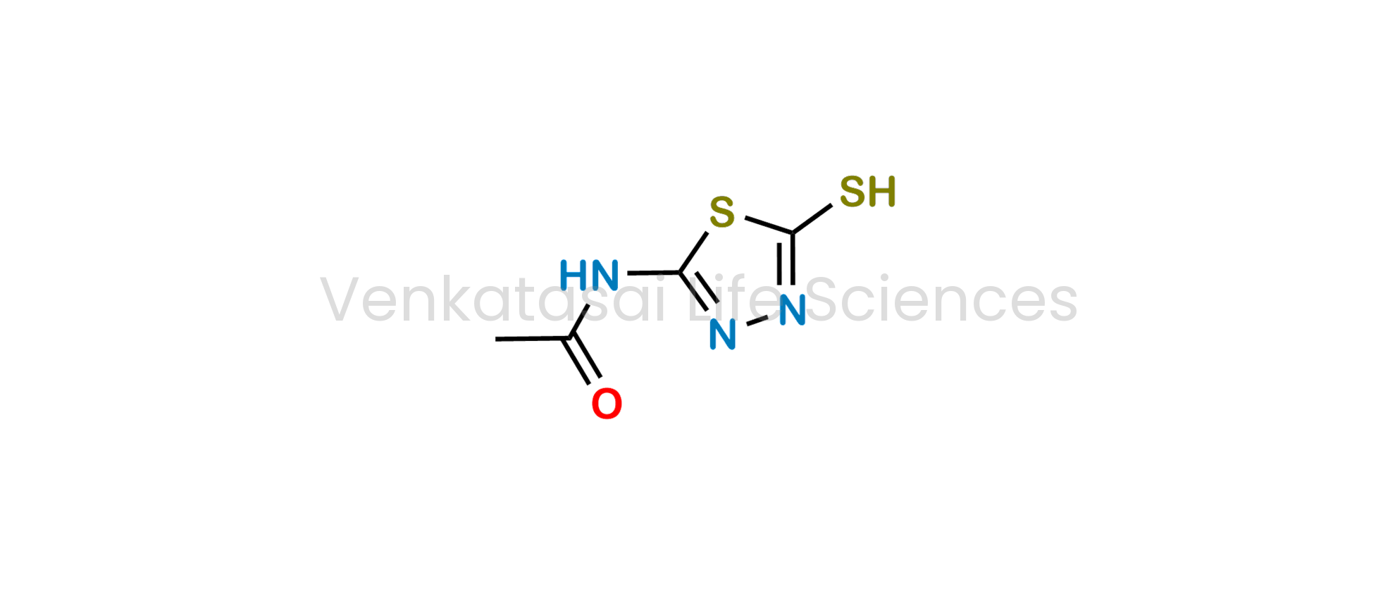 N-(5-mercapto-1,3,4-thiadiazol-2-yl)acetamide