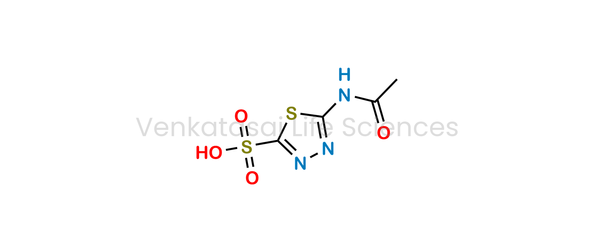 5-acetamido-1,3,4-thiadiazole-2-sulfonic acid (as per EP & USP)