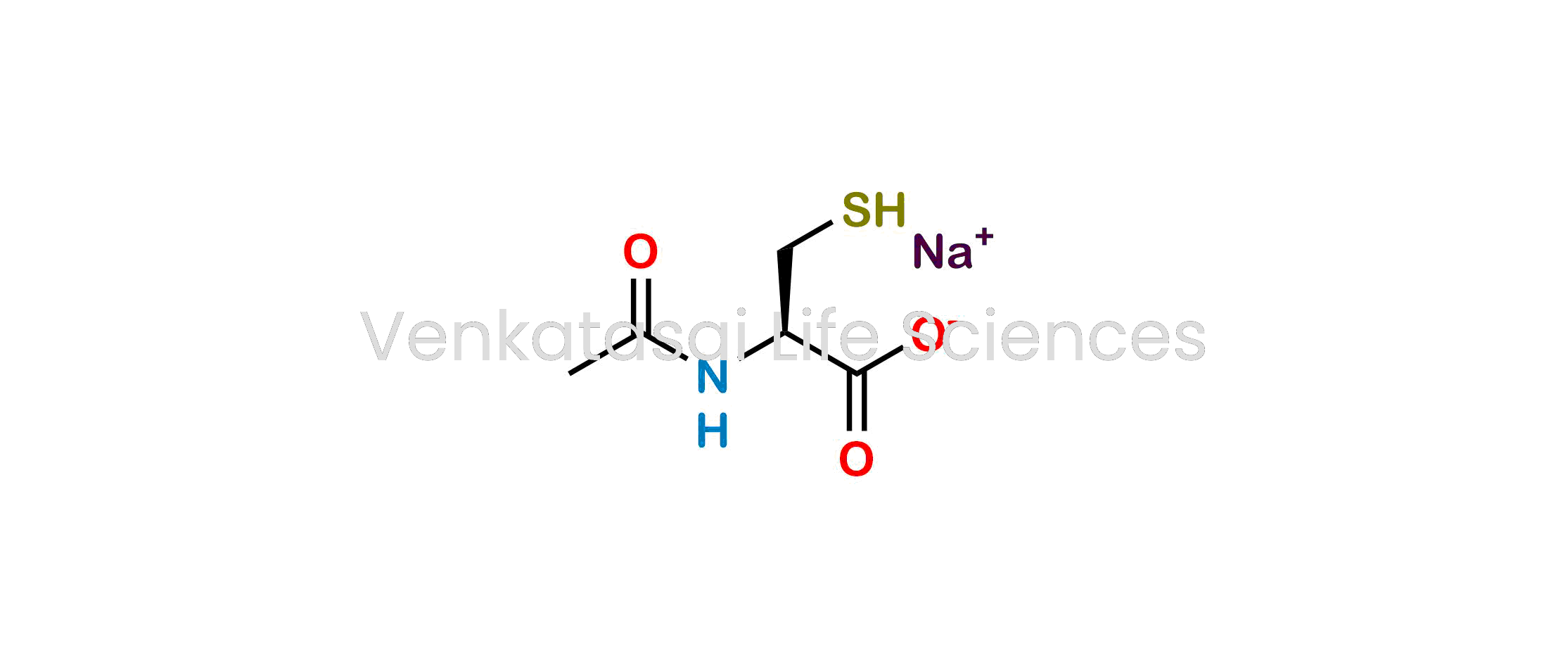 (2R)-2-Acetamido-3-sulfanylpropanoic acid Sodium salt (as per EP);N-Acetyl-l-cysteine Sodium salt (as per USP)