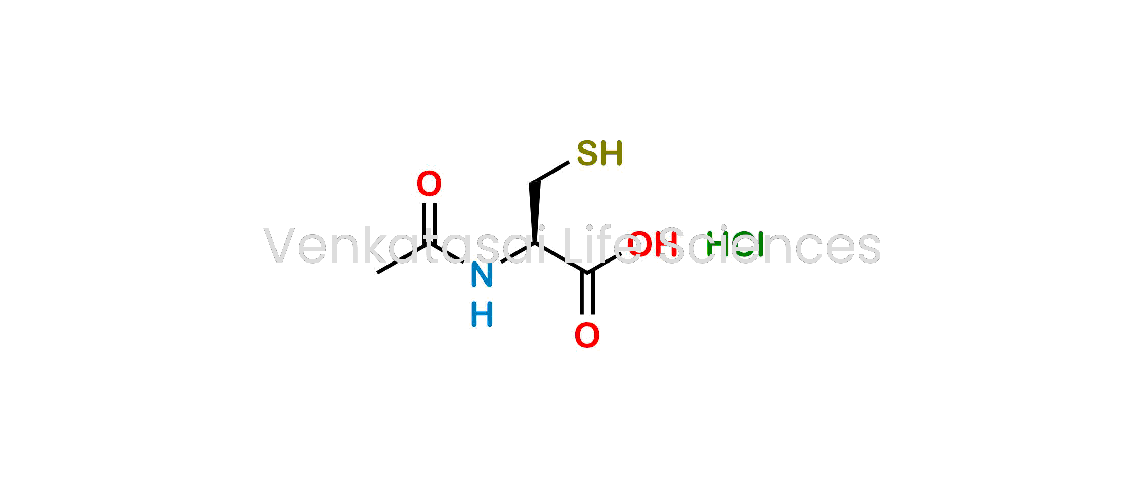 (2R)-2-Acetamido-3-sulfanylpropanoic acid Hydrochloride (as per EP);N-Acetyl-l-cysteine Hydrochloride (as per USP)