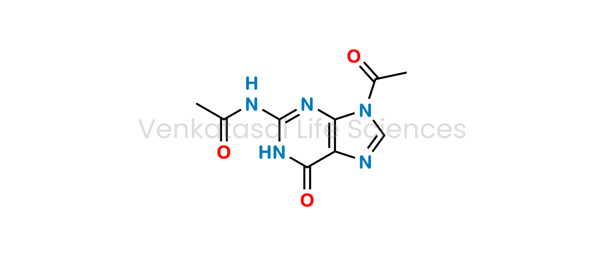 N-(9-acetyl-6-oxo-6,9-dihydro-1H-purin-2-yl)acetamide