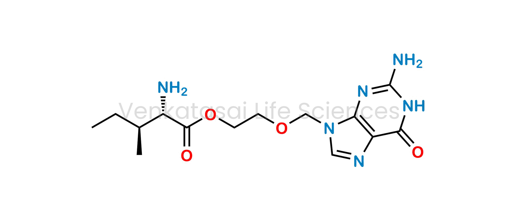 2-((2-Amino-6-oxo-1,6-dihydro-9H-purin-9-yl)methoxy)ethyl L-isoleucinate