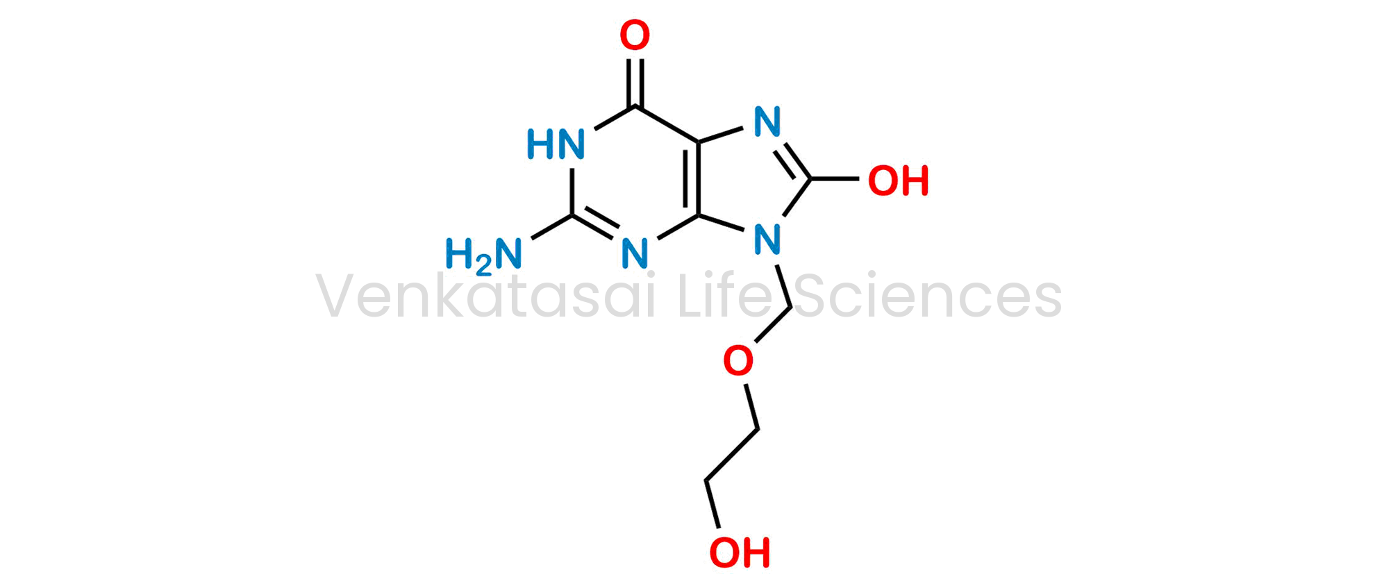 2-amino-8-hydroxy-9-((2-hydroxyethoxy)methyl)-1,9-dihydro-6H-purin-6-one