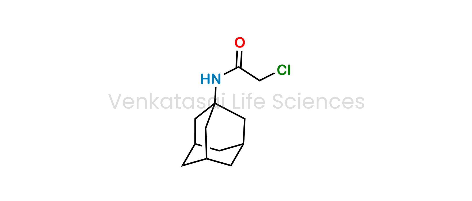 Acetamide, 2-?chloro-?N-?tricyclo[3.3.1.13,?7]?dec-?1-?yl-; Acetamide, N-1-adamantyl-2-chloro- (7CI,8CI) 2-Chloro-N-tricyclo[3.3.1.13,7]dec-1-ylacetamide; 1-Chloroacetylaminoadamantane; N-1-Adamantyl-2-chloroacetamide; N-Chloroacetyl-1-aminoadamantane