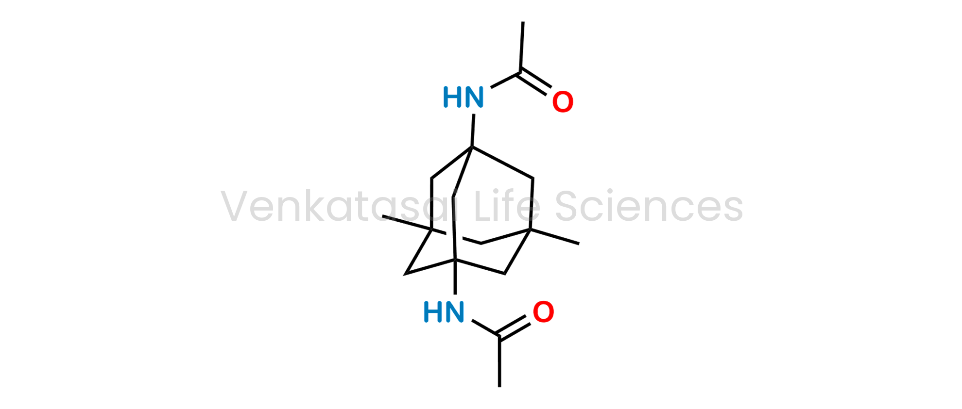 Acetamide,?N,?N'-?(5,?7-?dimethyltricyclo[3.3?.1.13,?7]?decane-?1,?3-?diyl)?bis-; Acetamide, N,N'-(4,7-dimethyl-1,3-adamanthylene)bis- (8CI); N,N'-(5,7-Dimethyltricyclo[3.3.1.13,7]decane-1,3-diyl)bis[acetamide]; 5,7-Diacetamido-1,3-dimethyladamantane; Ace