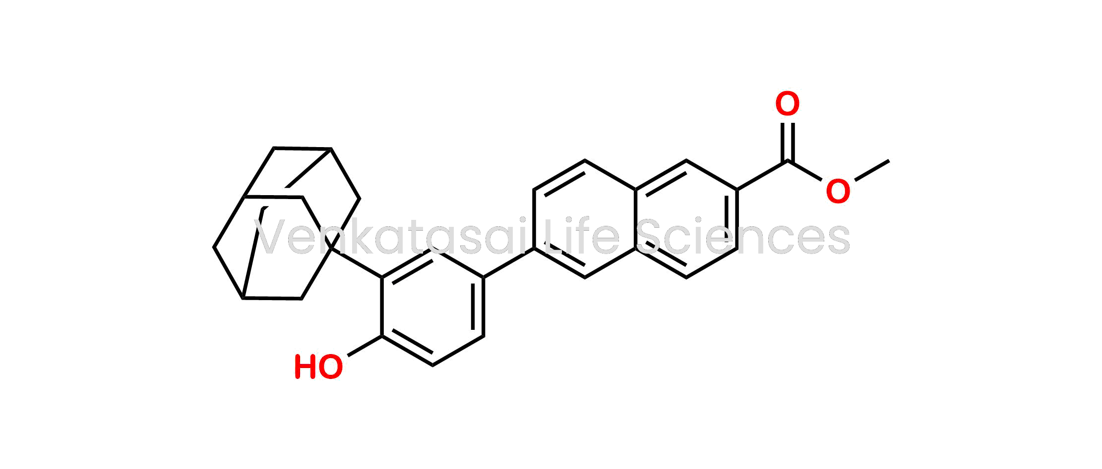 methyl 6-[3-(adamantan-1-yl)-4-hydroxyphenyl]naphthalene-2-carboxylate