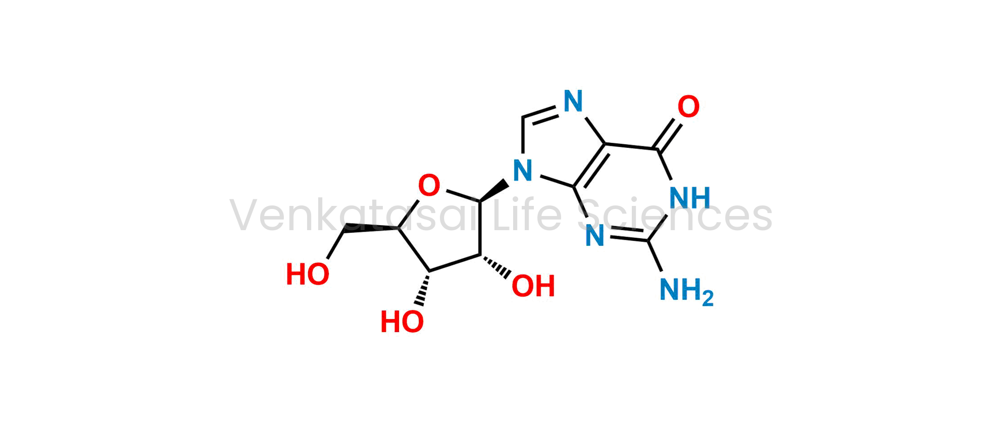 2-amino-9-?-D-ribofuranosyl-1,9-dihydro-6H-purin-6-one (as per EP); 2-Amino-9-?-d-ribofuranosylpurine-6(1H)-one (as per USP)