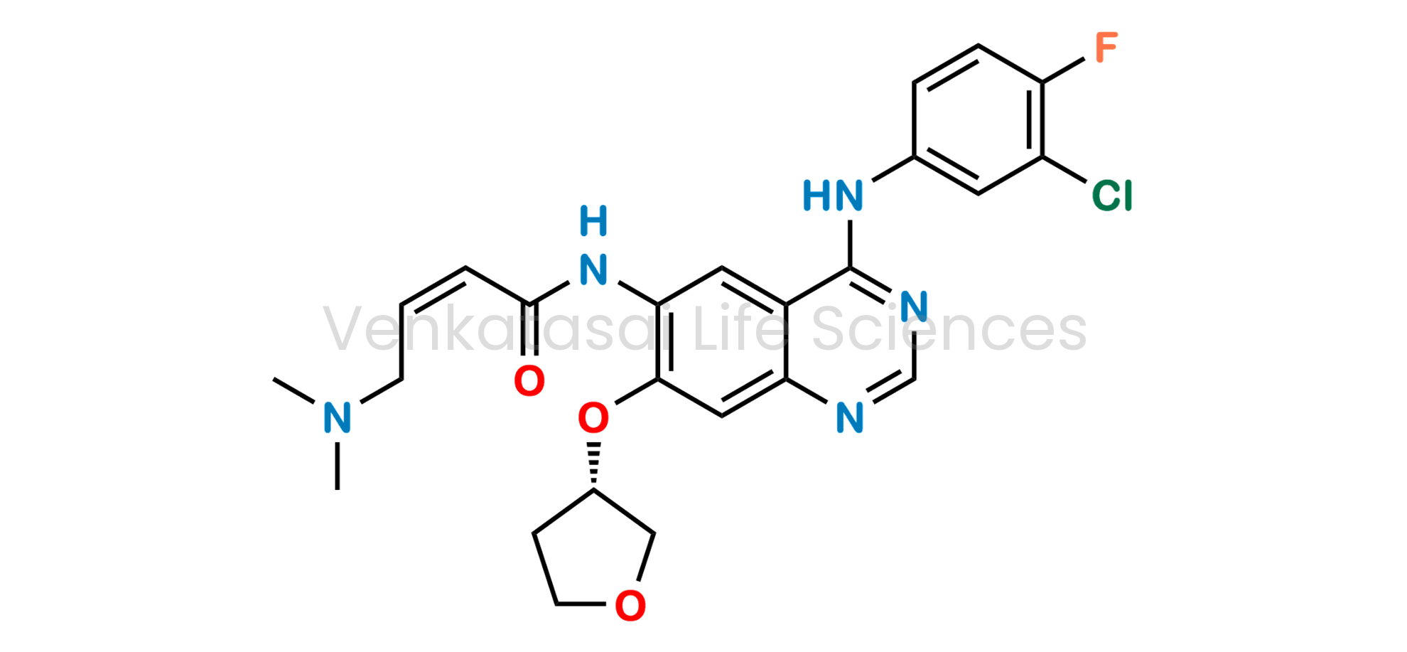 (S,Z)-N-(4-((3-chloro-4-fluorophenyl)amino)-7-((tetrahydrofuran-3-yl)oxy)quinazolin-6-yl)-4-(dimethylamino)but-2-enamide