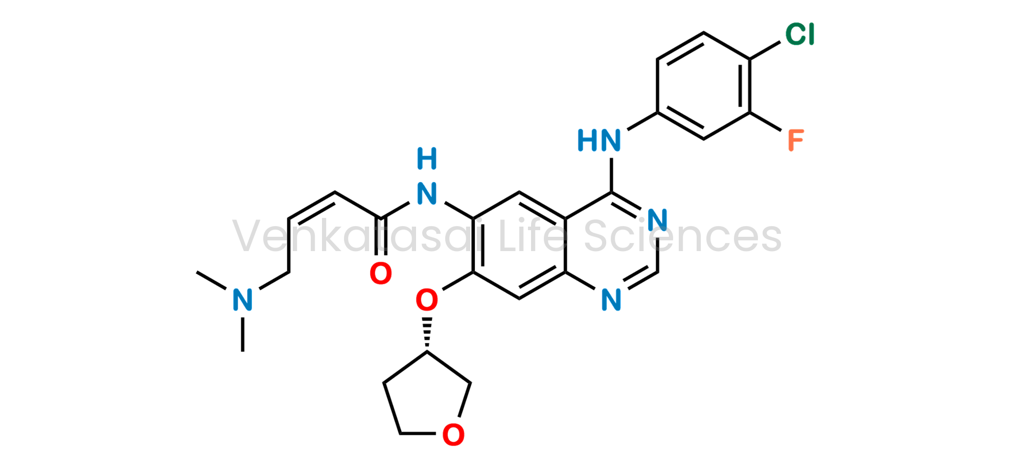(S,Z)-N-(4-((4-chloro-3-fluorophenyl)amino)-7-((tetrahydrofuran-3-yl)oxy)quinazolin-6-yl)-4-(dimethylamino)but-2-enamide