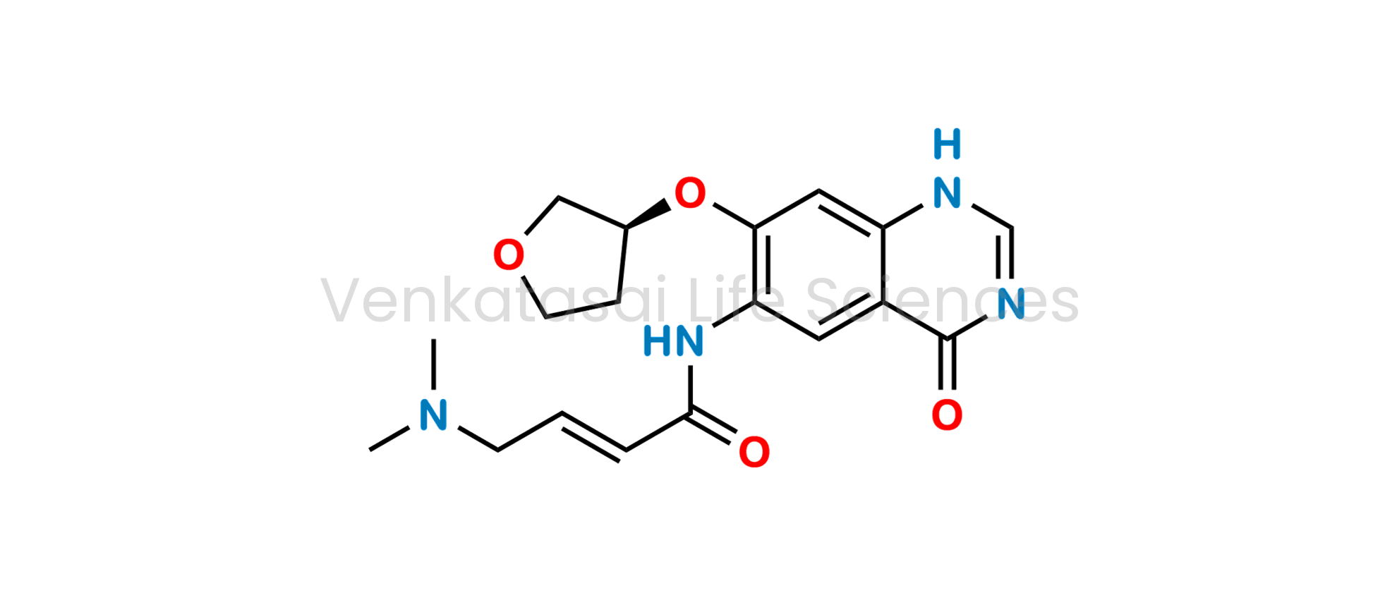 (S,E)-4-(dimethylamino)-N-(4-oxo-7-((tetrahydrofuran-3-yl)oxy)-1,4-dihydroquinazolin-6-yl)but-2-enamide