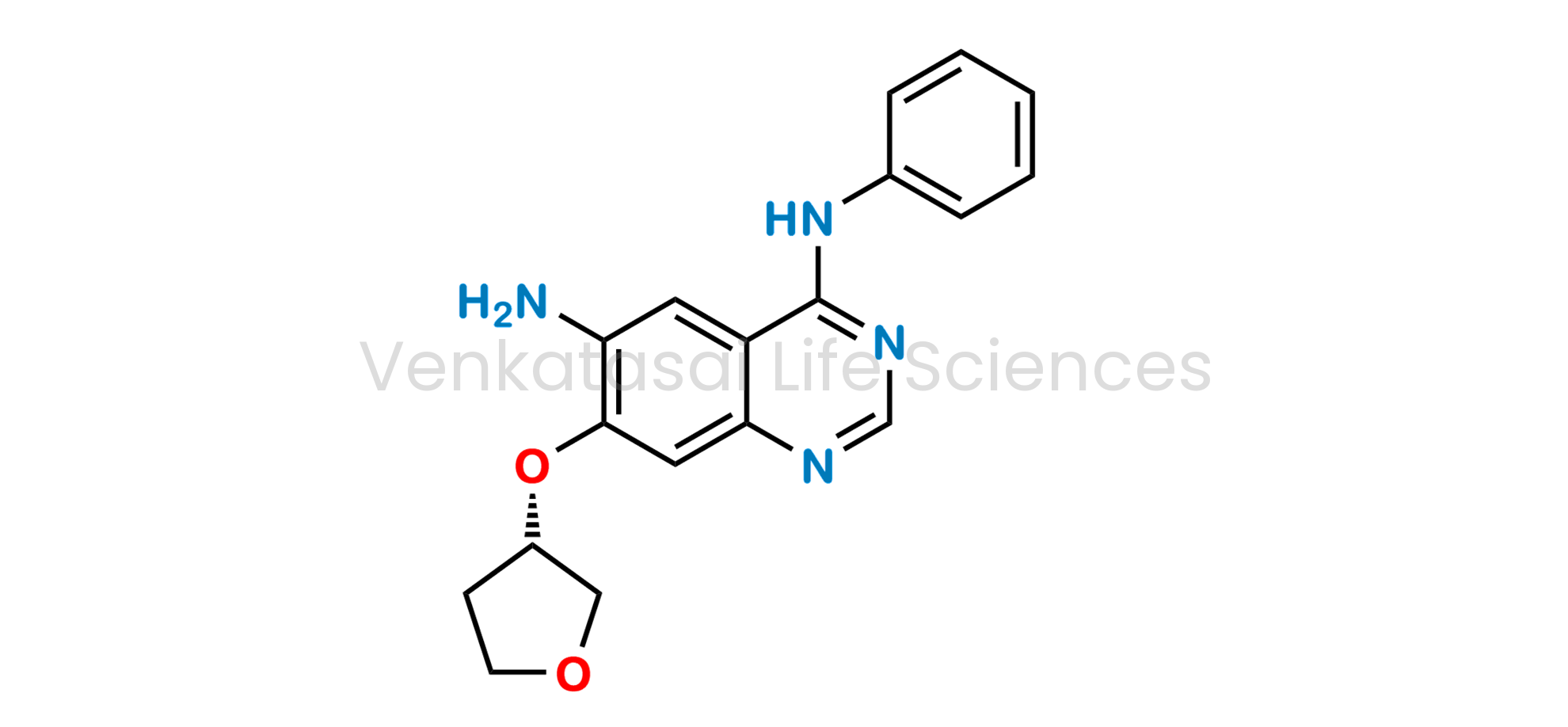 (S)-N4-phenyl-7-((tetrahydrofuran-3-yl)oxy)quinazoline-4,6-diamine