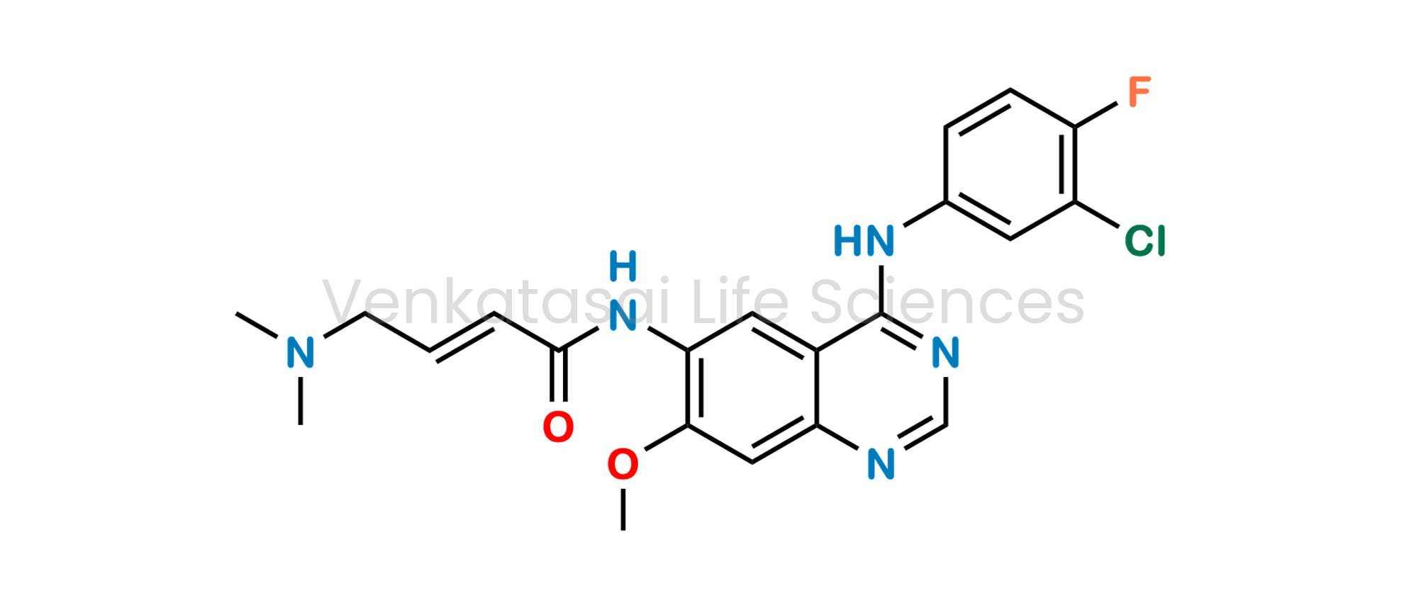(E)-N-(4-((3-chloro-4-fluorophenyl)amino)-7-methoxyquinazolin-6-yl)-4-(dimethylamino)but-2-enamide