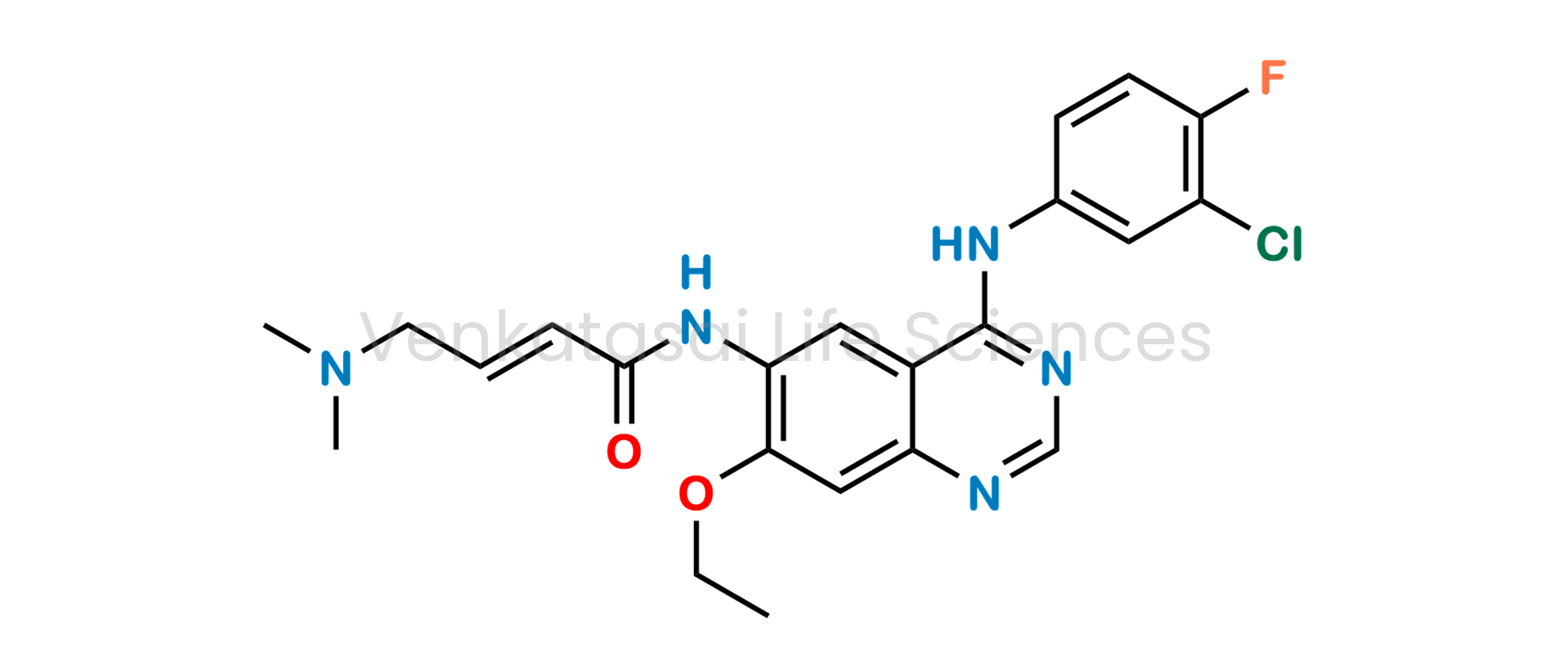 (E)-N-(4-((3-chloro-4-fluorophenyl)amino)-7-ethoxyquinazolin-6-yl)-4-(dimethylamino)but-2-enamide