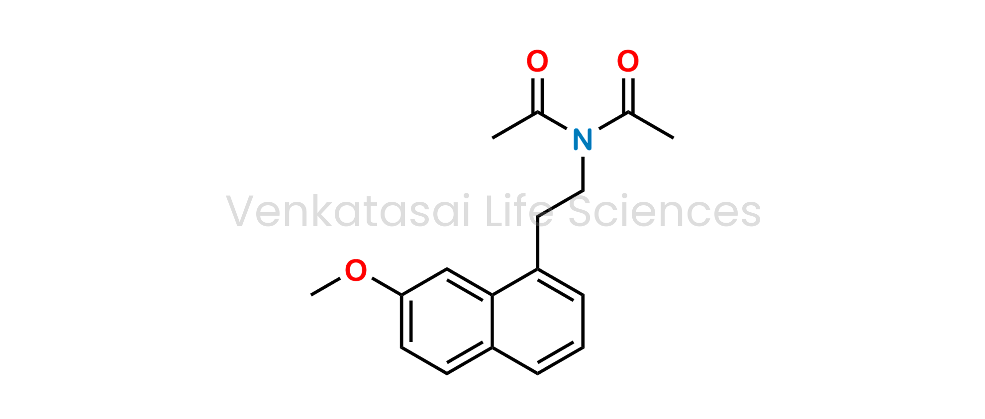 N-Acetyl-N-(2-(7-Methoxynaphthalen-1-yl)ethyl)acetamide ;Agomelatine Impurity D;