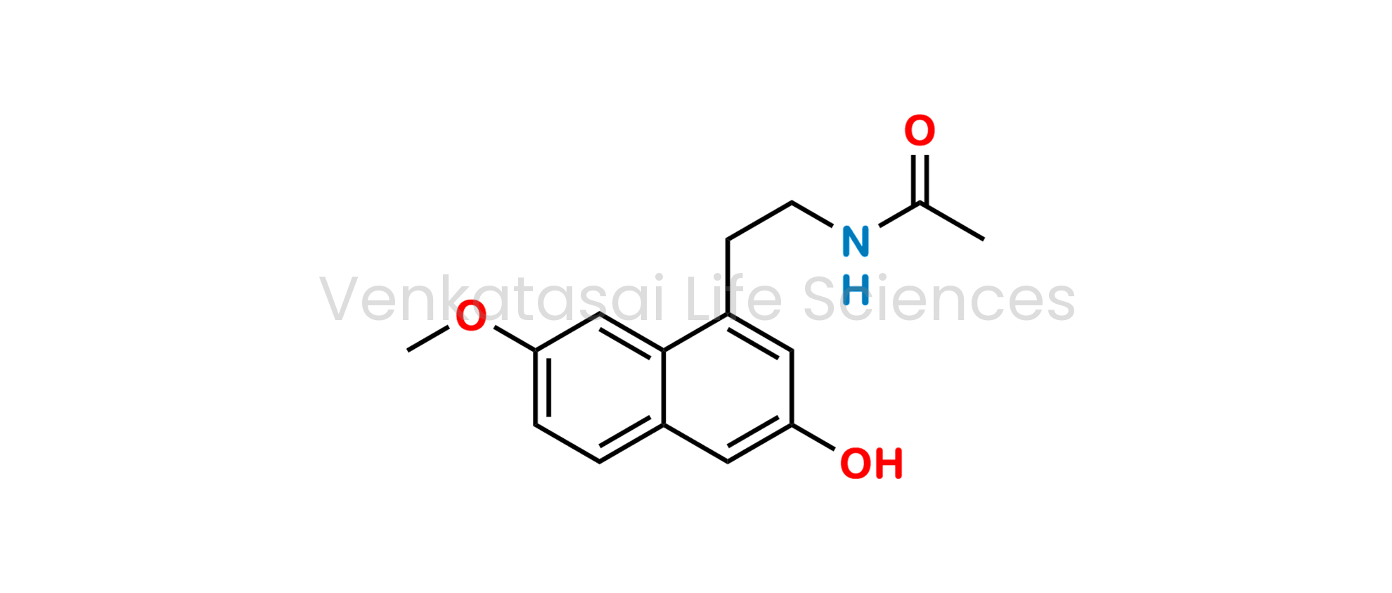 N-(2-(3-Hydroxy-7-methoxynaphthalen-1-yl)ethyl)acetamide ;3-Hydroxy Agomelatine;