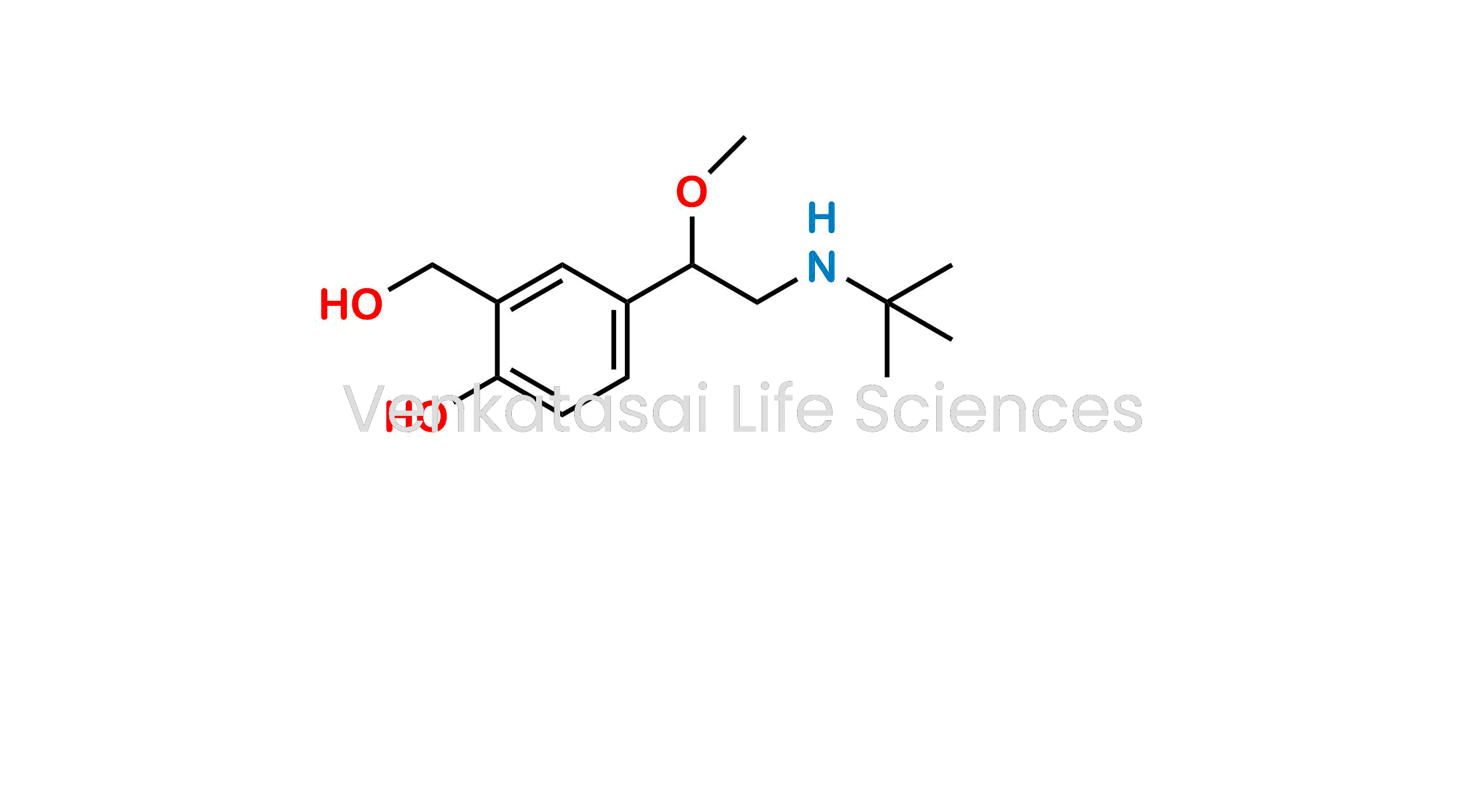(R)-4-(2-(tert-butylamino)-1-methoxyethyl)-2-(hydroxymethyl)phenol; 4-[2-(tert-Butylamino)-1-methoxyethyl]-2-(hydroxymethyl)phenol formate ;