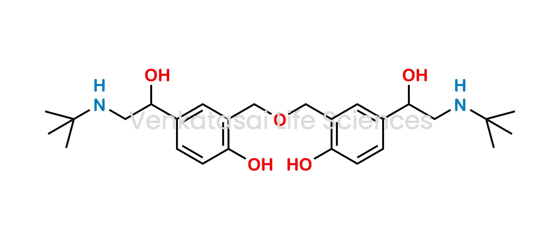 2,2'-(Oxybis(methylene))bis(4-(2-(tert-butylamino)-1-hydroxyethyl)phenol)