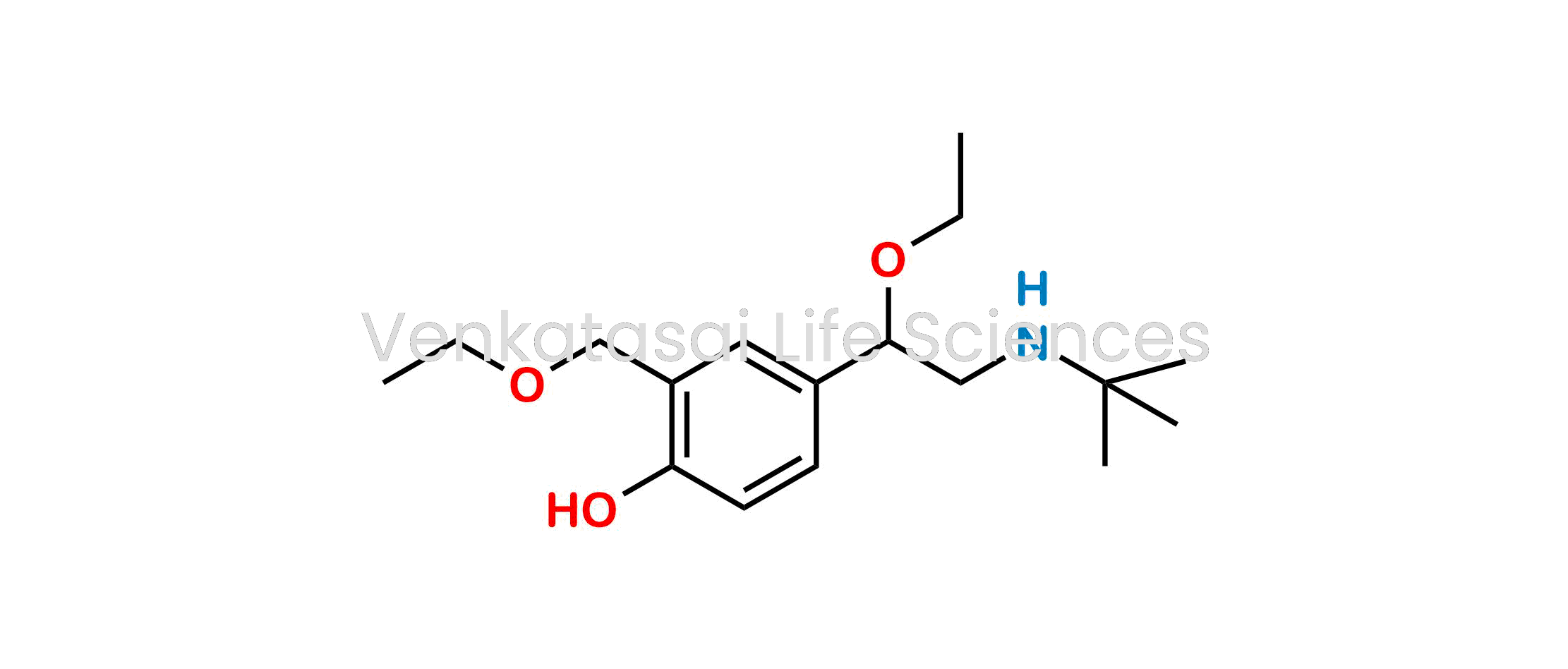 4-(2-(Tert-butylamino)-1-ethoxyethyl)-2-(ethoxymethyl)phenol