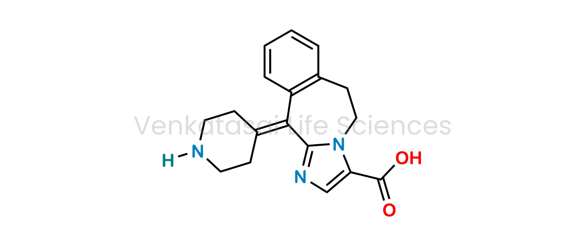 11-(piperidin-4-ylidene)-6,11-dihydro-5H-benzo[d]imidazo[1,2-a]azepine-3-carboxylic acid