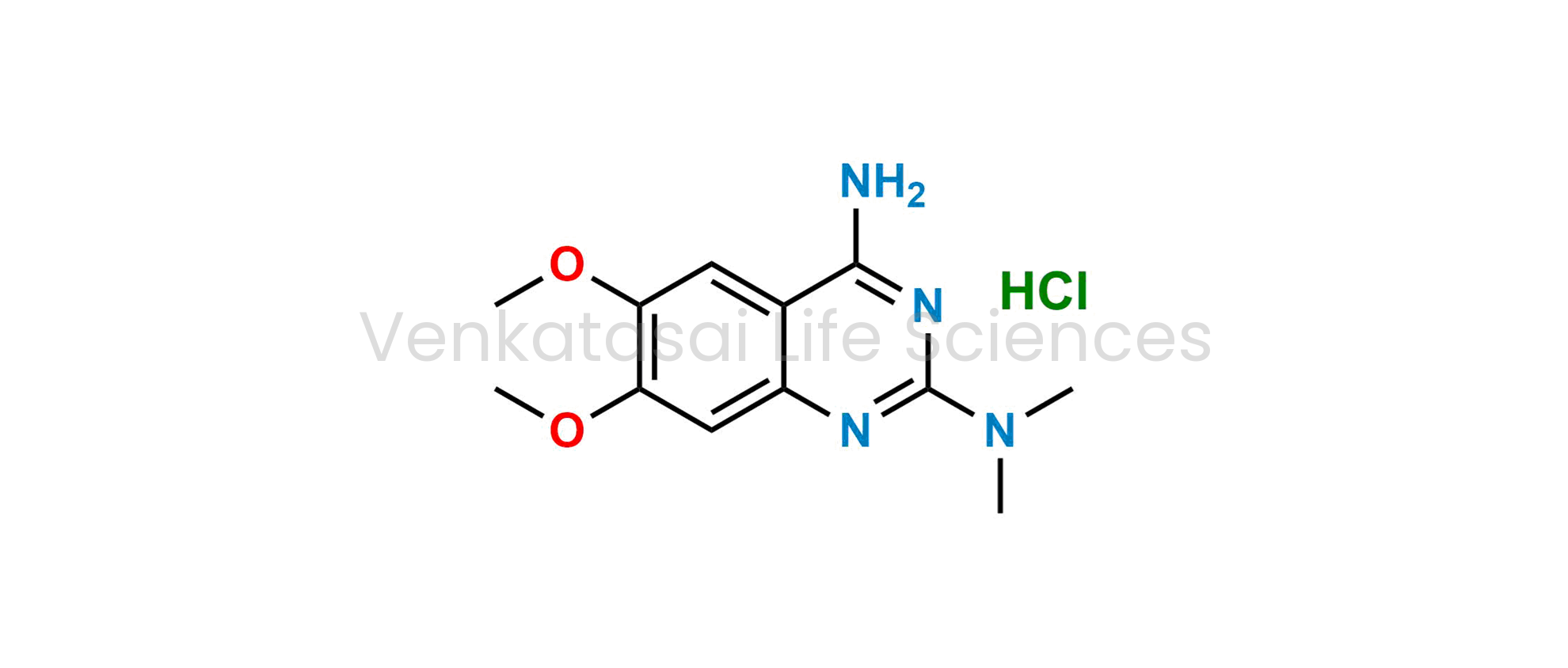 6,7-dimethoxy-N2,N2-dimethylquinazoline-2,4-diamine hydrochloride