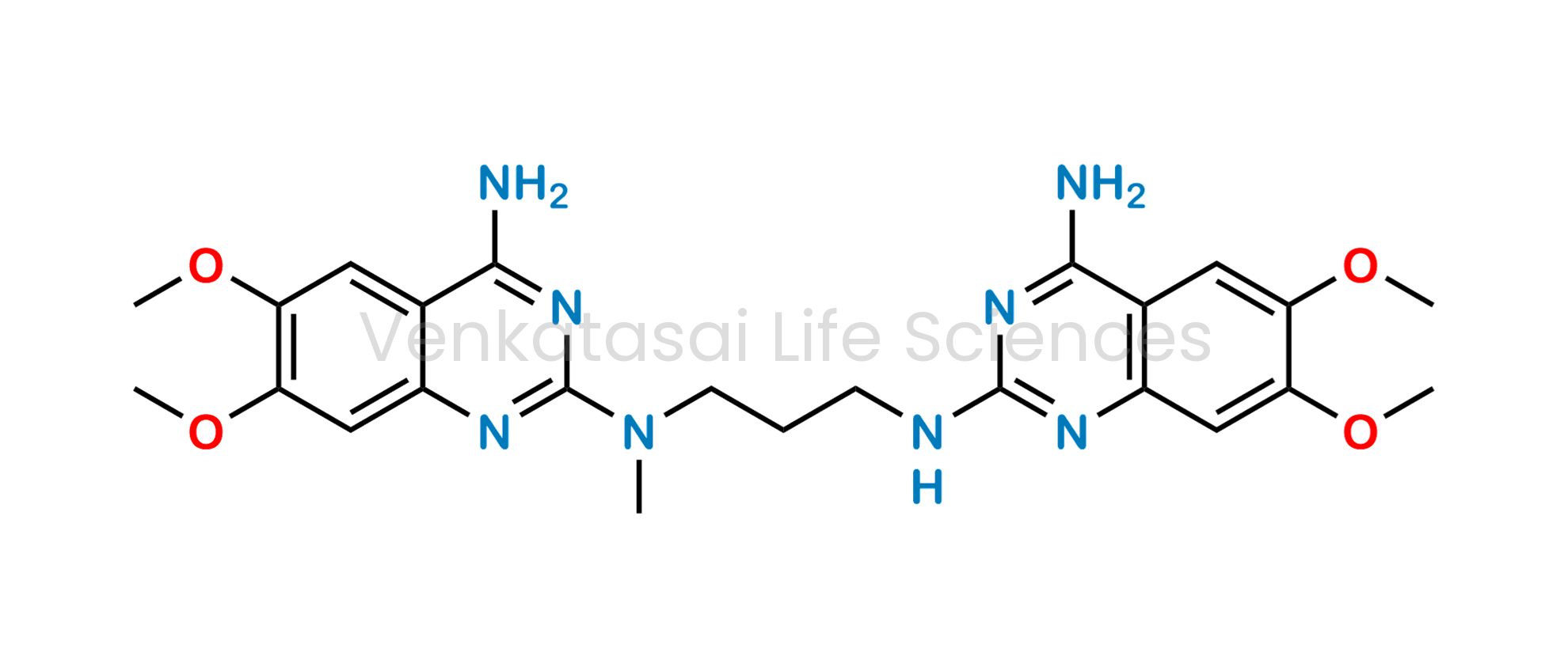 N2-(3-((4-amino-6,7-dimethoxyquinazolin-2-yl)amino)propyl)-6,7-dimethoxy-N2-methylquinazoline-2,4-diamine