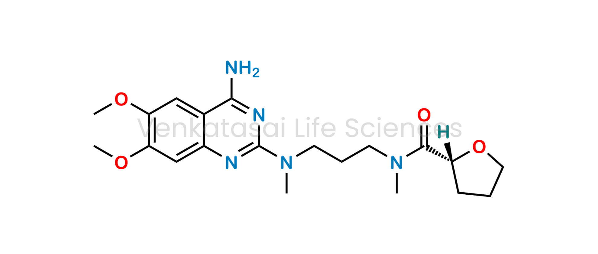 (R)-N-(3-((4-amino-6,7-dimethoxyquinazolin-2-yl)(methyl)amino)propyl)-N-methyltetrahydrofuran-2-carboxamide