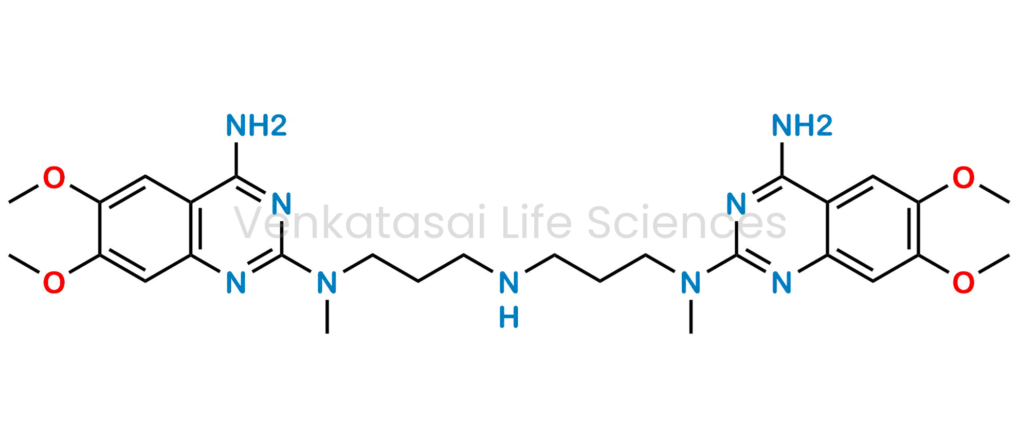 N2-(3-((3-((4-Amino-6,7-dimethoxyquinazolin-2-yl)(methyl)amino)propyl)amino)propyl)-6,7-dimethoxy-N2-methylquinazoline-2,4-diamine