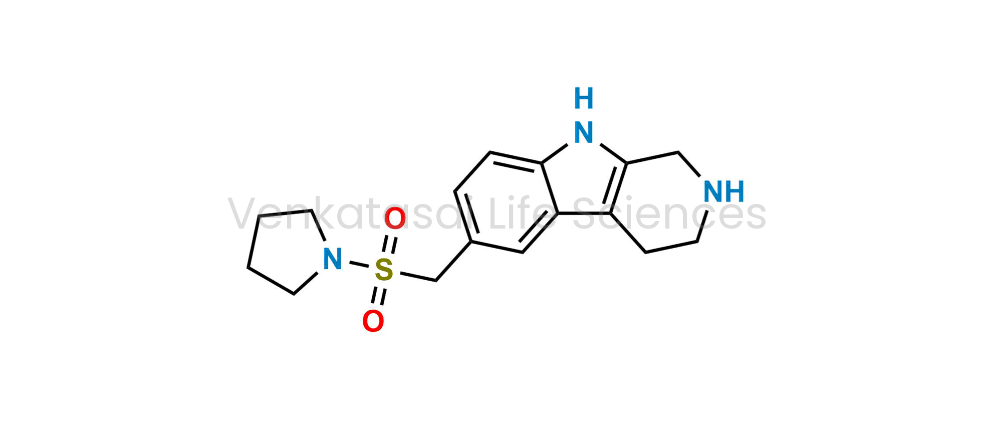 6-((pyrrolidin-1-ylsulfonyl)methyl)-2,3,4,9-tetrahydro-1H-pyrido[3,4-b]indole
