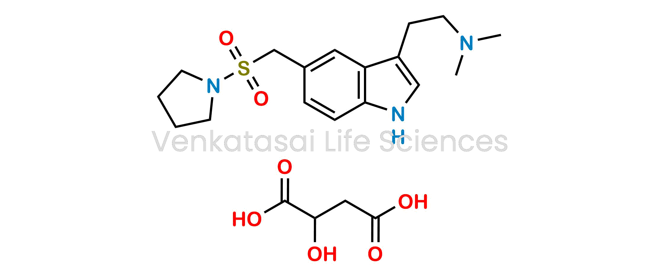 N,N-Dimethyl-2-(5-((pyrrolidin-1-ylsulfonyl)methyl)-1H-indol-3-yl)ethan-1-amine malate