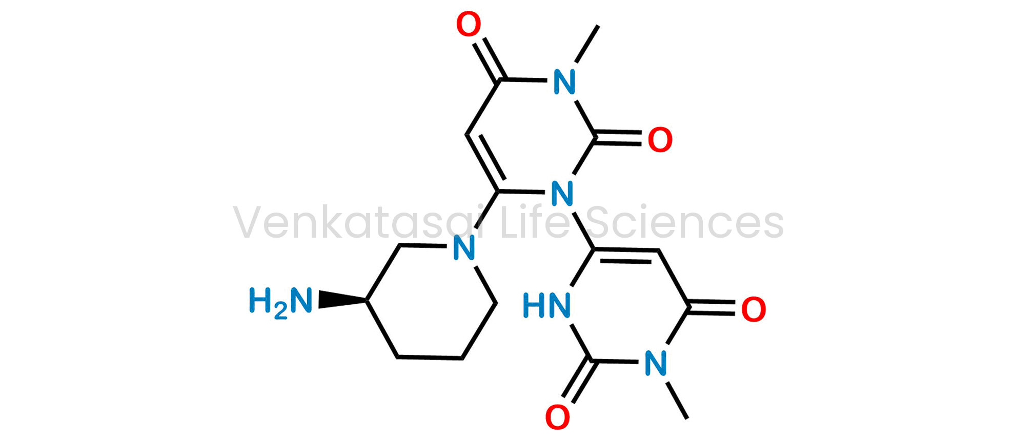 (R)-6-(3-Aminopiperidin-1-yl)-1',3-dimethyl-2H-[1,4'-bipyrimidine]-2,2',4,6'(1'H,3H,3'H)-tetraone