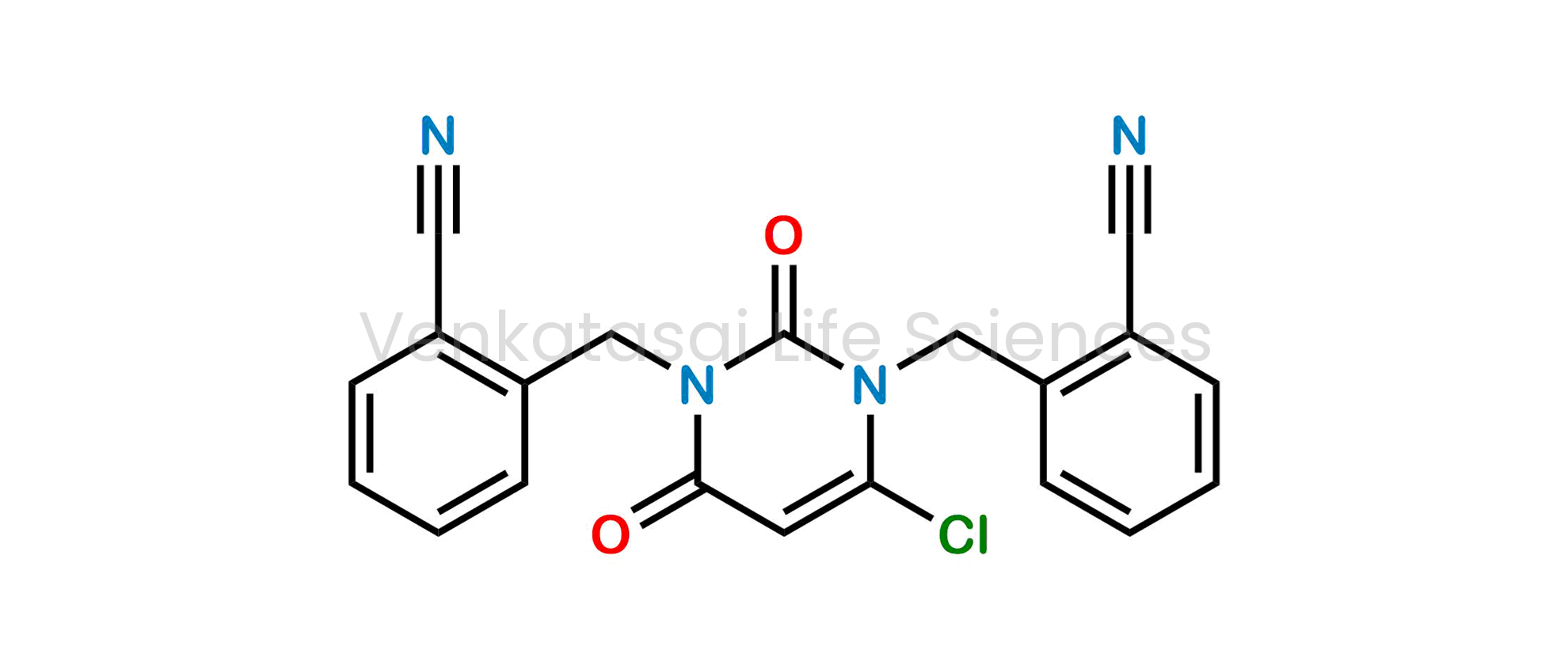 2,2'-((6-Chloro-2,4-dioxopyrimidine-1,3(2H,4H)-diyl)bis(methylene))dibenzonitrile