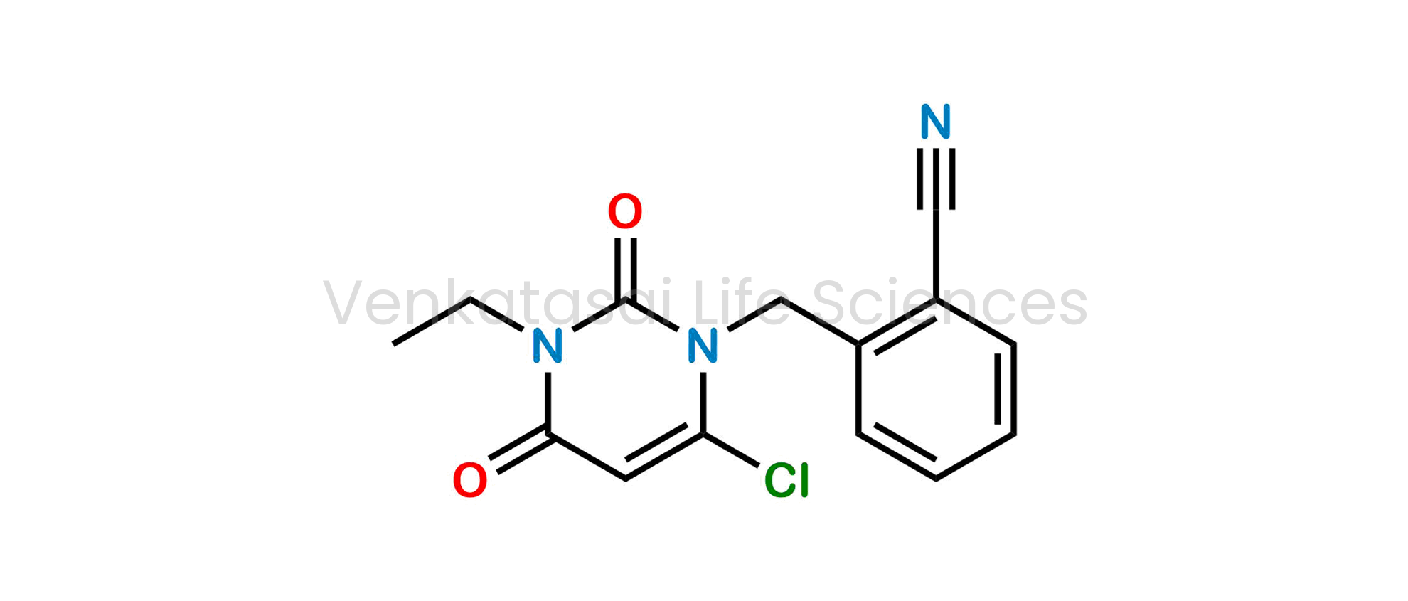 2-((6-Chloro-3-ethyl-2,4-dioxo-3,4-dihydropyrimidin-1(2H)-yl)methyl)benzonitrile