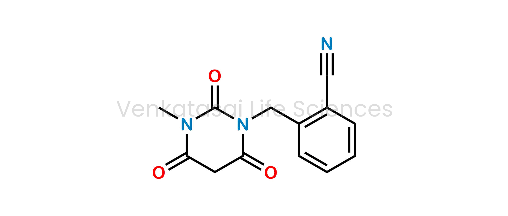 2-((3-Methyl-2,4,6-trioxotetrahydropyrimidin-1(2H)-yl)methyl)benzonitrile