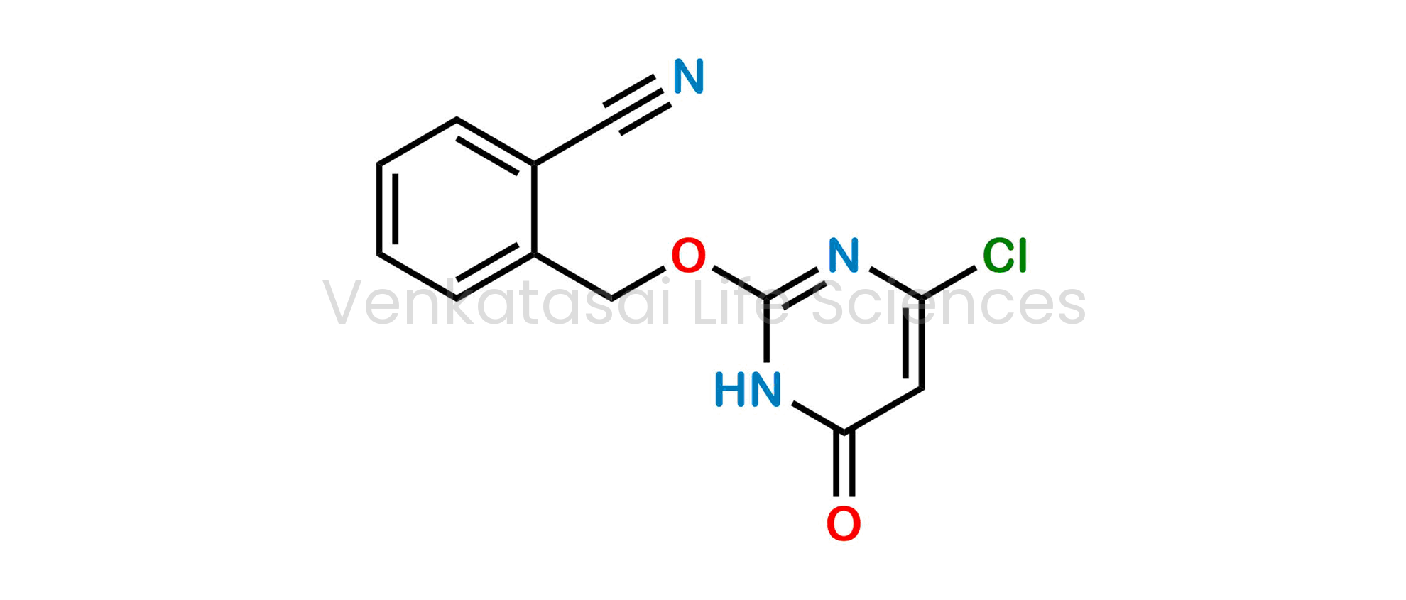 2-(((4-Chloro-6-oxo-1,6-dihydropyrimidin-2-yl)oxy)methyl)benzonitrile