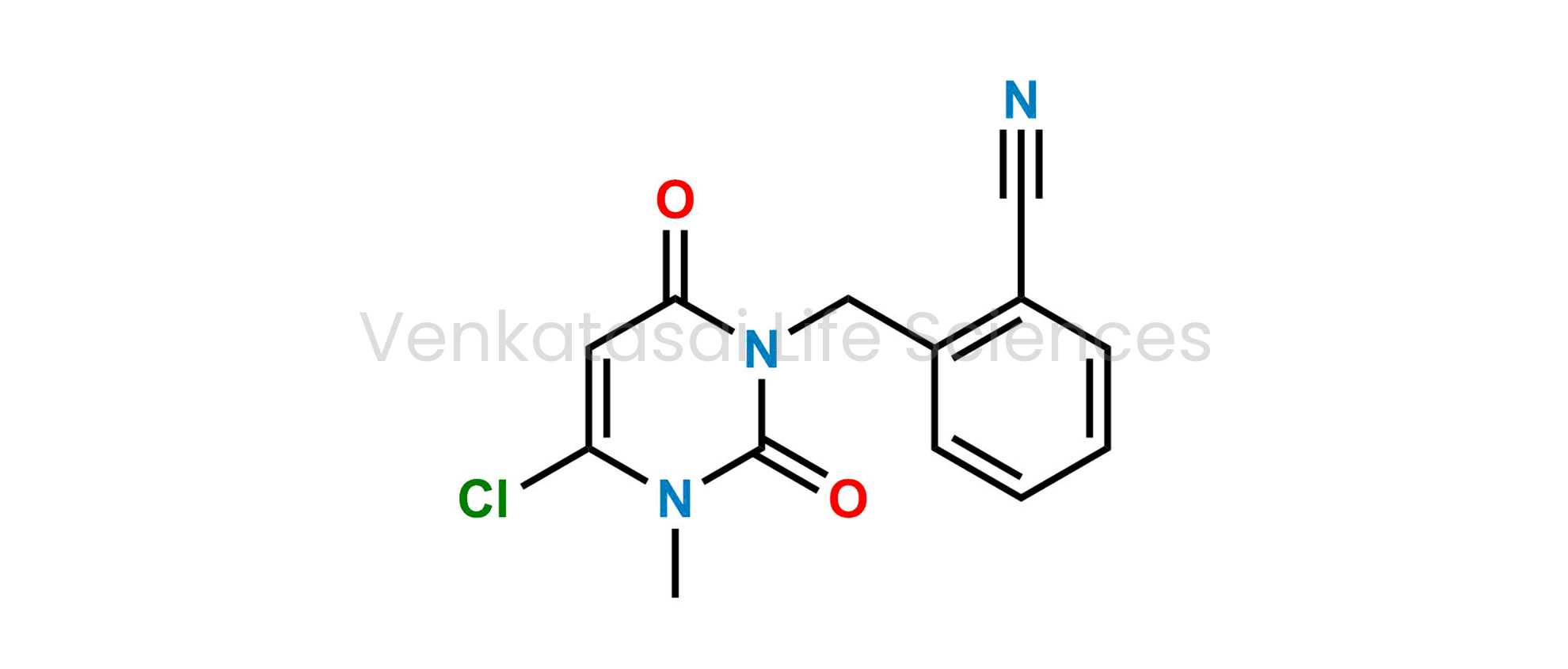 2-((4-chloro-3-methyl-2,6-dioxo-3,6-dihydropyrimidin-1(2H)-yl)methyl)benzonitrile