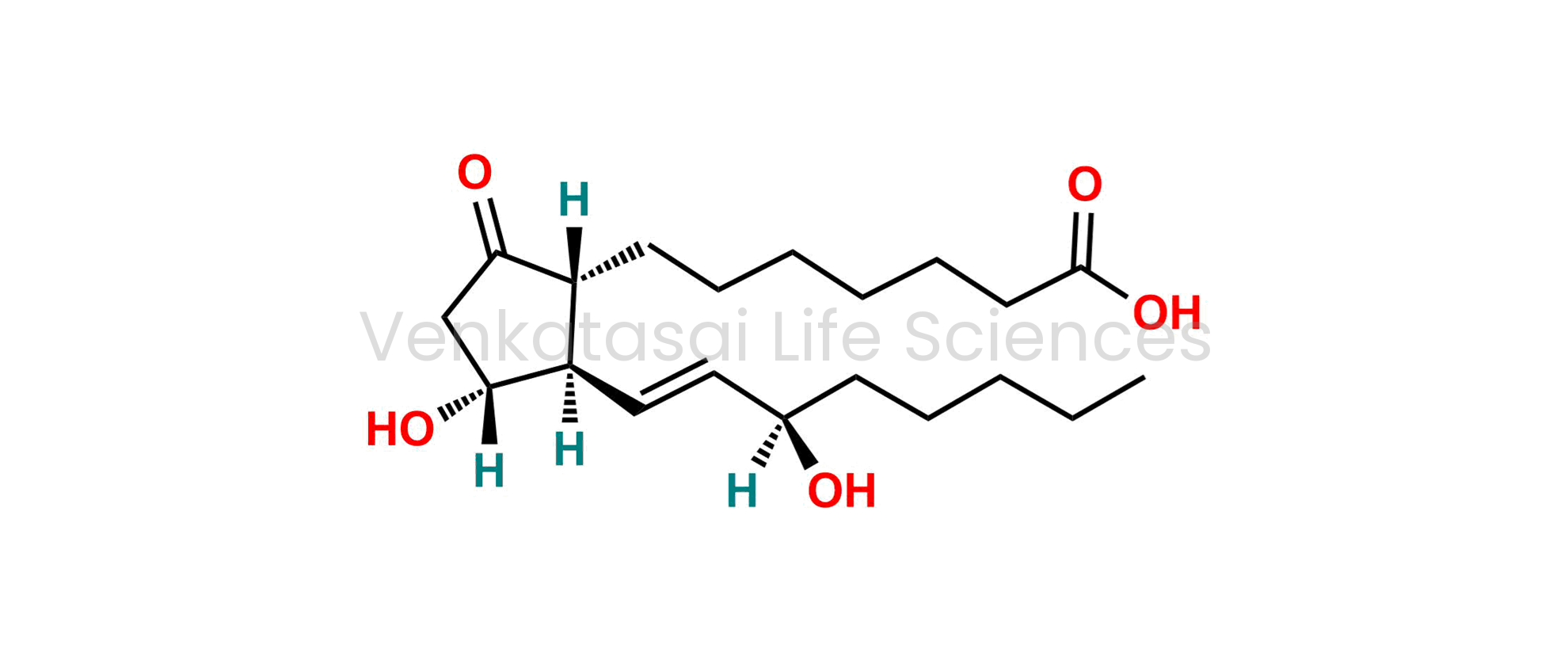 7-[(1R,2R,3R)-3-hydroxy-2-[(1E,3R)-3-hydroxyoct-1-enyl]-5-oxocyclopentyl]heptanoic acid? (as per EP)