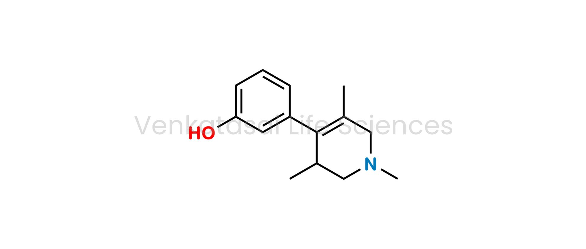 3-(1,3,5-trimethyl-1,2,3,6-tetrahydropyridin-4-yl)phenol