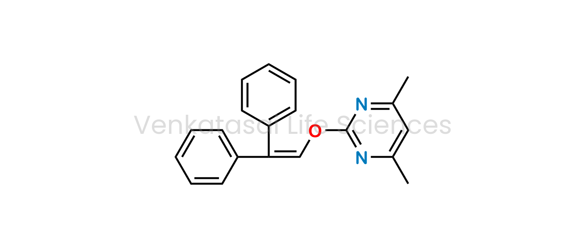 2-((2,2-diphenylvinyl)oxy)-4,6-dimethylpyrimidine