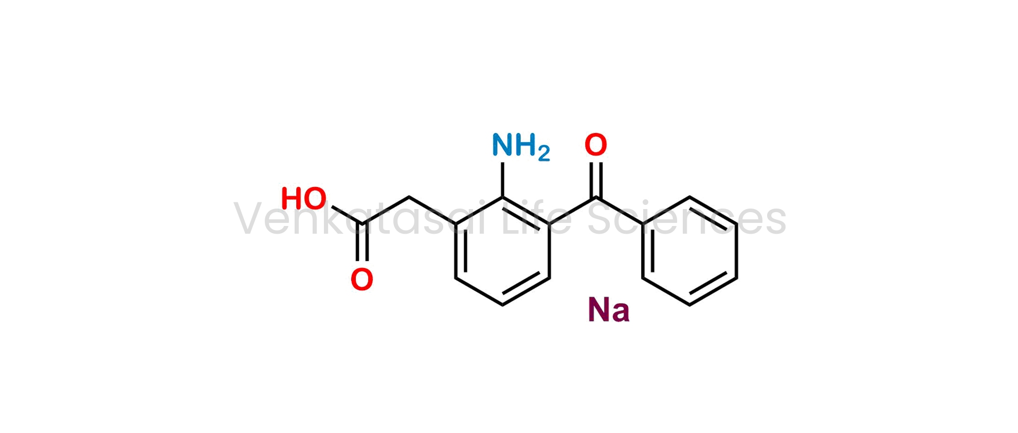2-(2-amino-3-benzoylphenyl)acetic acid, sodium salt