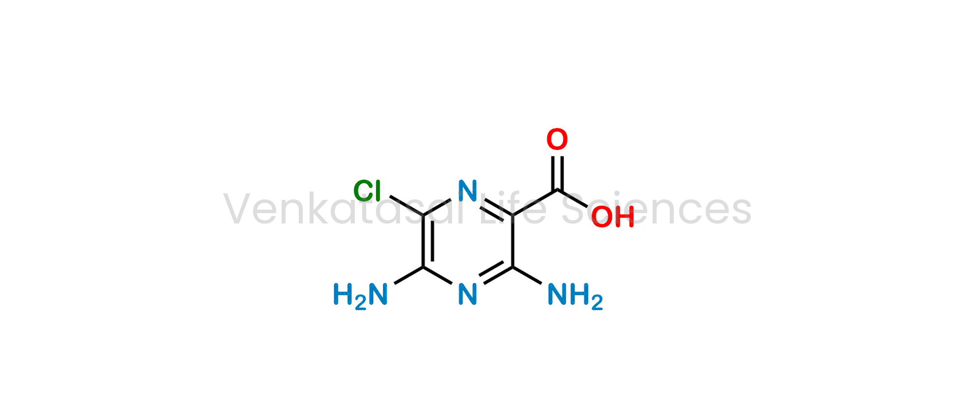 3,5-diamino-6-chloropyrazine-2-carboxylic acid