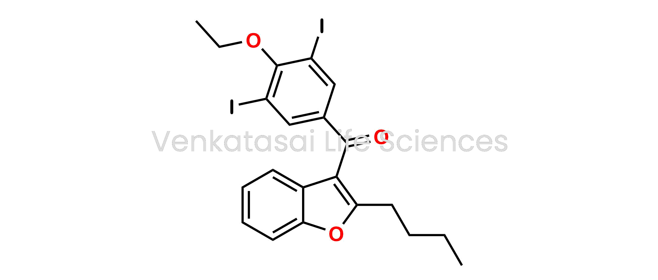 (2-Butylbenzofuran-3-yl)(4-ethoxy-3,5-diiodophenyl)methanone