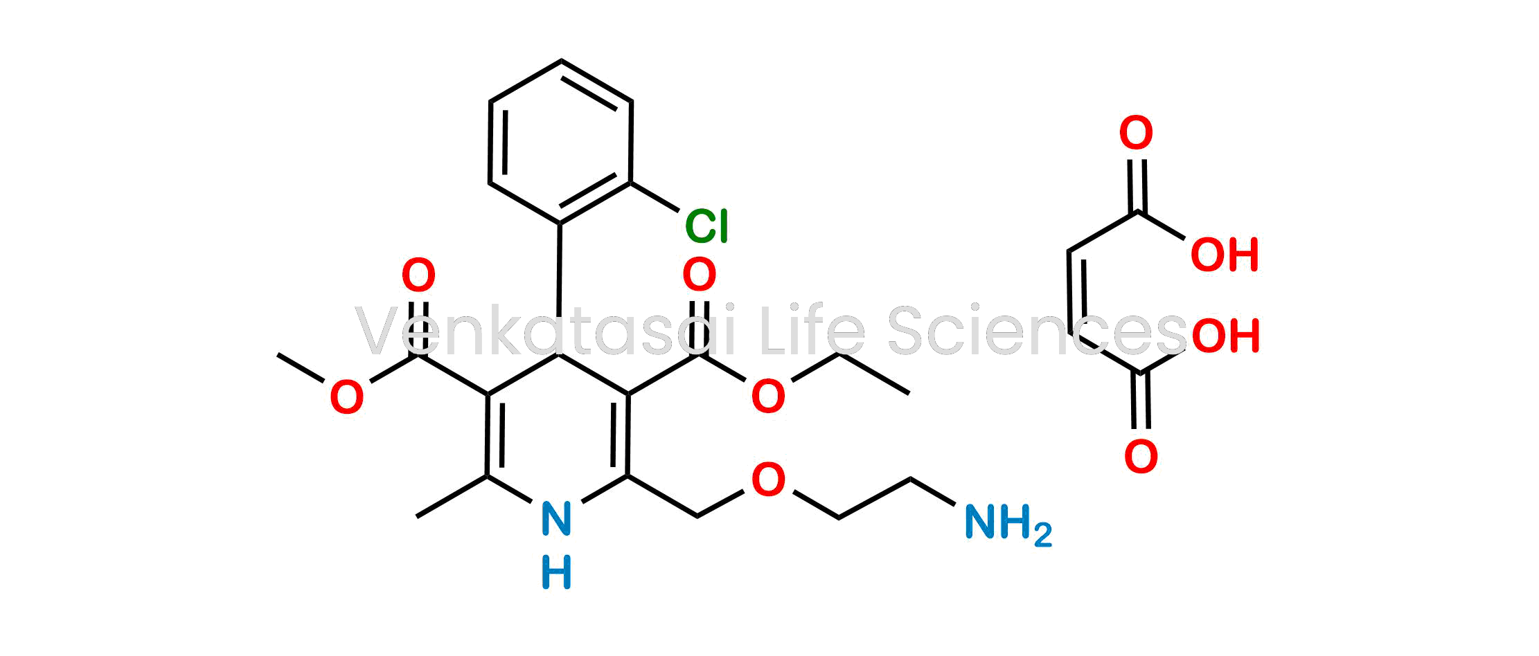 3-ethyl 5-Methyl 2-((2-aMinoethoxy)Methyl)-4-(2-chlorophenyl)-6-Methyl-1,4-dihydropyridine-3,5-dicarboxylate Maleate;