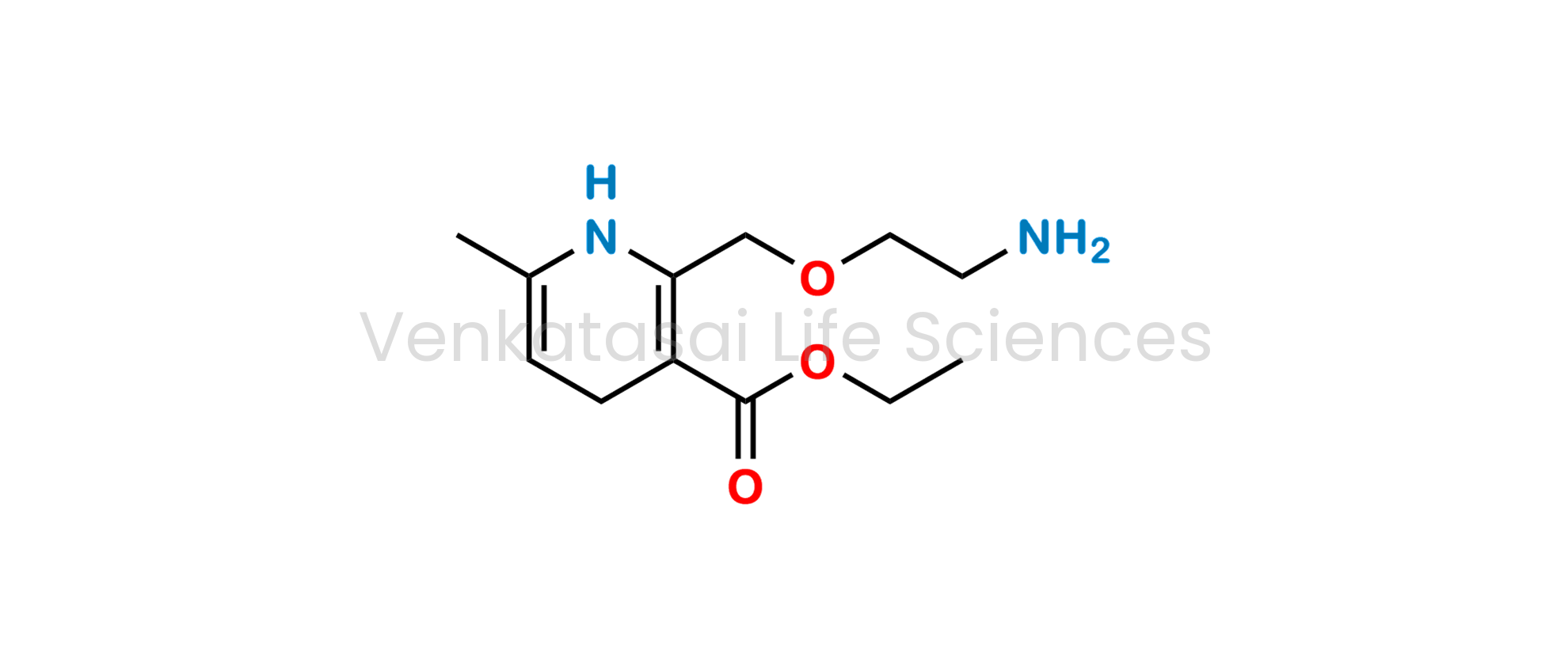 Ethyl 2-((2-aminoethoxy)methyl)-6-methyl-1,4-dihydropyridine-3-carboxylate