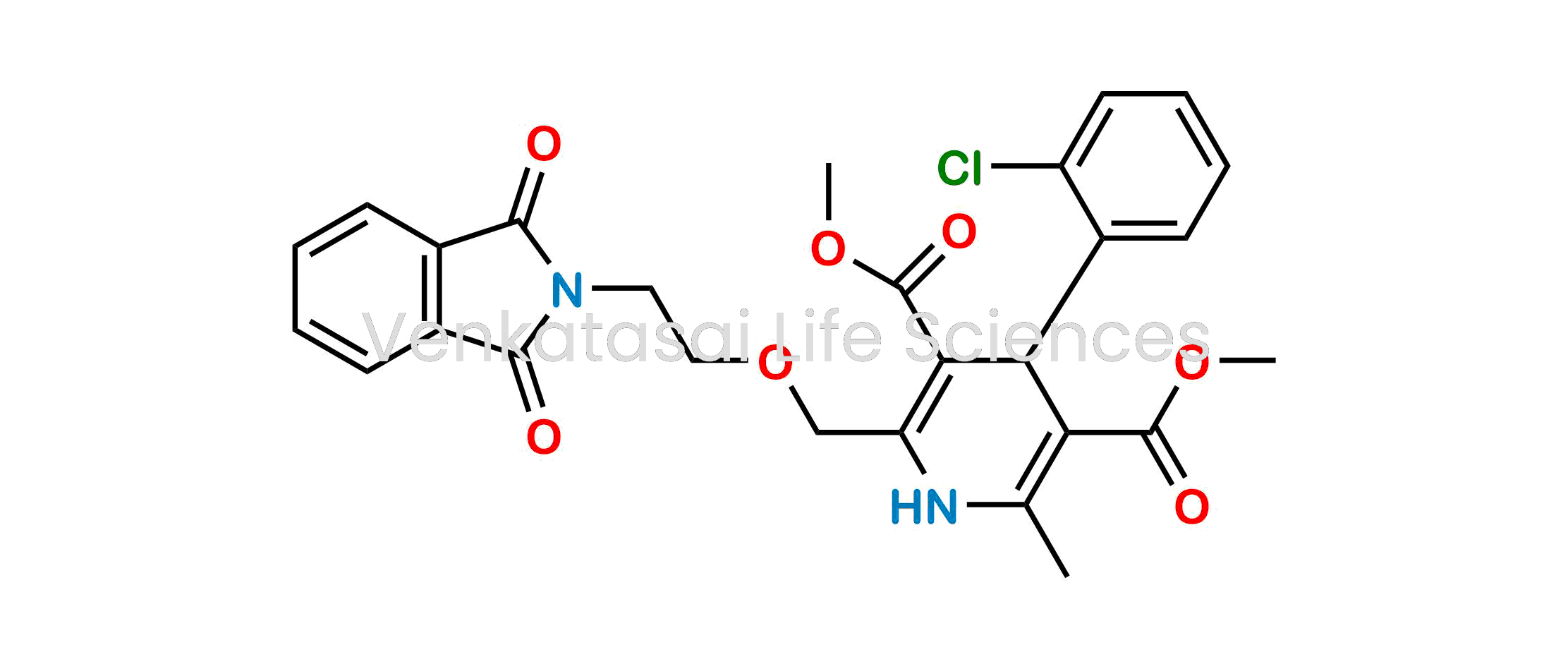 4-(2-Chlorophenyl)-2-[[2-(1,3-dihydro-1,3-dioxo-2H-isoindol-2-yl)ethoxy]methyl]-1,4-dihydro-6-methyl-3,5-pyridinedicarboxylic Acid 3,5-Dimethyl Ester